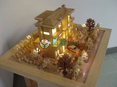 木質別墅模型