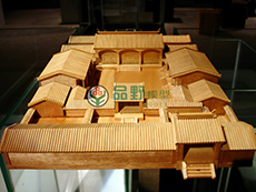 四合院木質模型